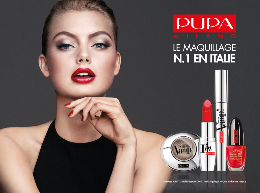 Pupa Milano partenaire maquillage de Esthétique Julie.